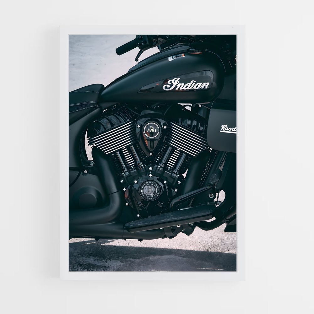 Poster magnifique moto indienne – affiche Indian Motorcycle (vue 3)